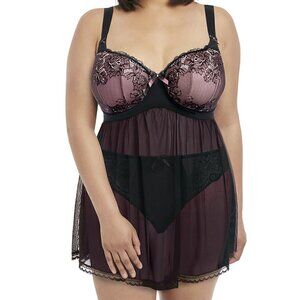 Elomi Anushka Underwire Babydoll Chemise UK 38GG US 38J EL4062